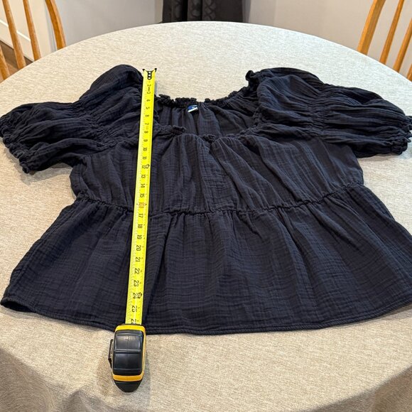 3X Old Navy Shirt - Black, Cropped - Picture 7 of 7